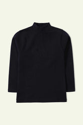 Black High Neck Shirt (Unisex)