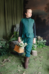 Star Print Green Quilted Set