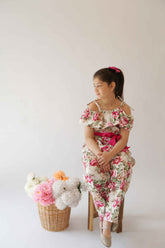 Magenta Rose Jumpsuit