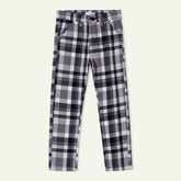 Black & White Checkered Formal Pants