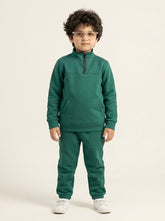 Green Fleece Sweatsuit 2 PC