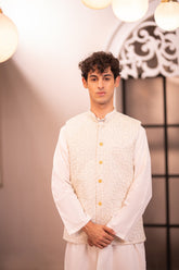 Dove White DL Kurta (1 Piece)