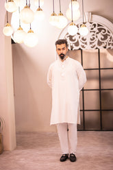 Dove White DL Kurta - (1 Piece)