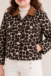 Leopard Print Jacket with Fleece Lining