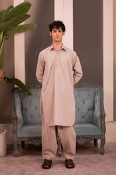 Cinamon Khaki Grey Suit (2 Piece)