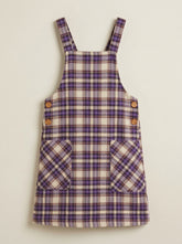Purple Tartan Print Flannel Tunic