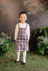 Purple Tartan Print Flannel Tunic