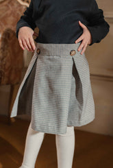 Checkered Woollen Skirt