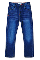 Medium Stone Wash Blue Jeans
