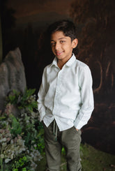 Light Mint Chambray Shirt