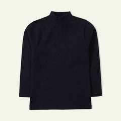 Black High Neck Shirt (Unisex)
