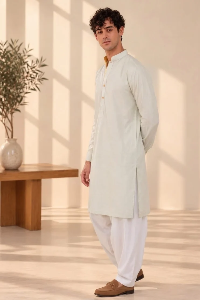 MINT GREEN YW KURTA (1 Piece) Hover Image