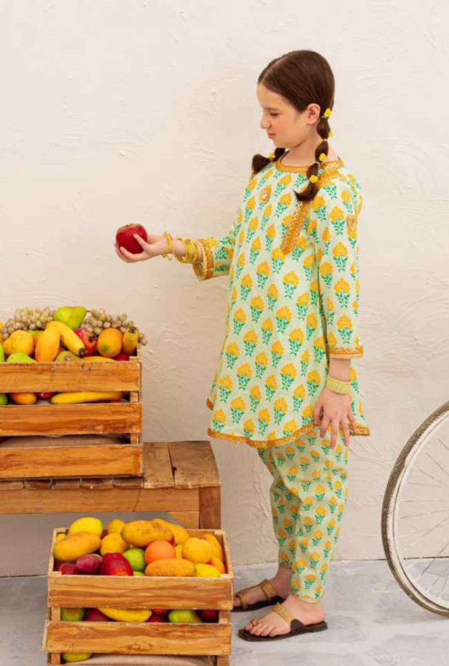 Mint Mango Sorbet Suit 2 PCS Main Image