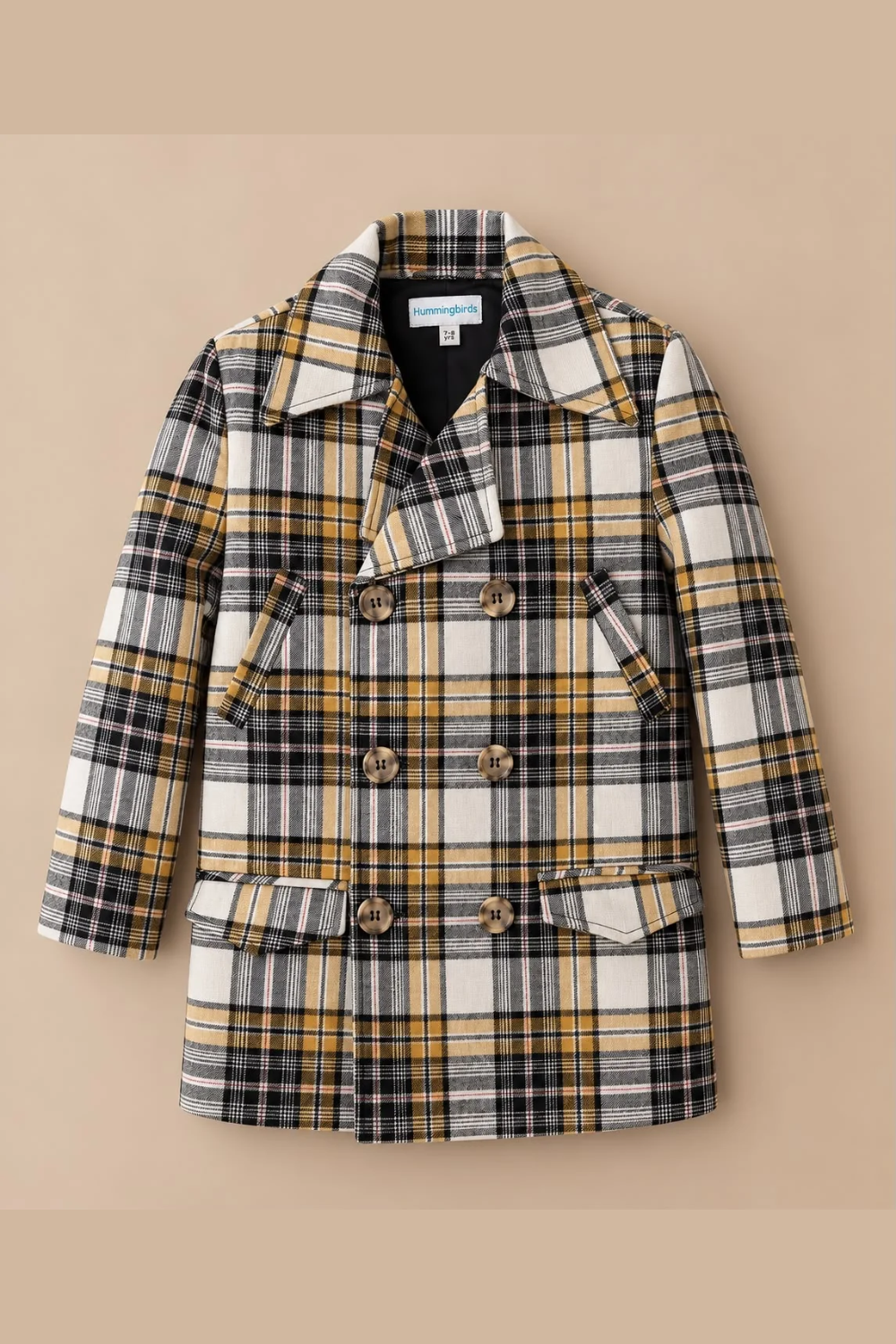 Hunters Plaid  Wool Coat