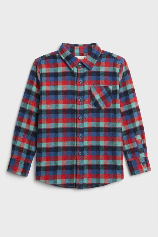 Multi Color Flannel Shirt Hover Image