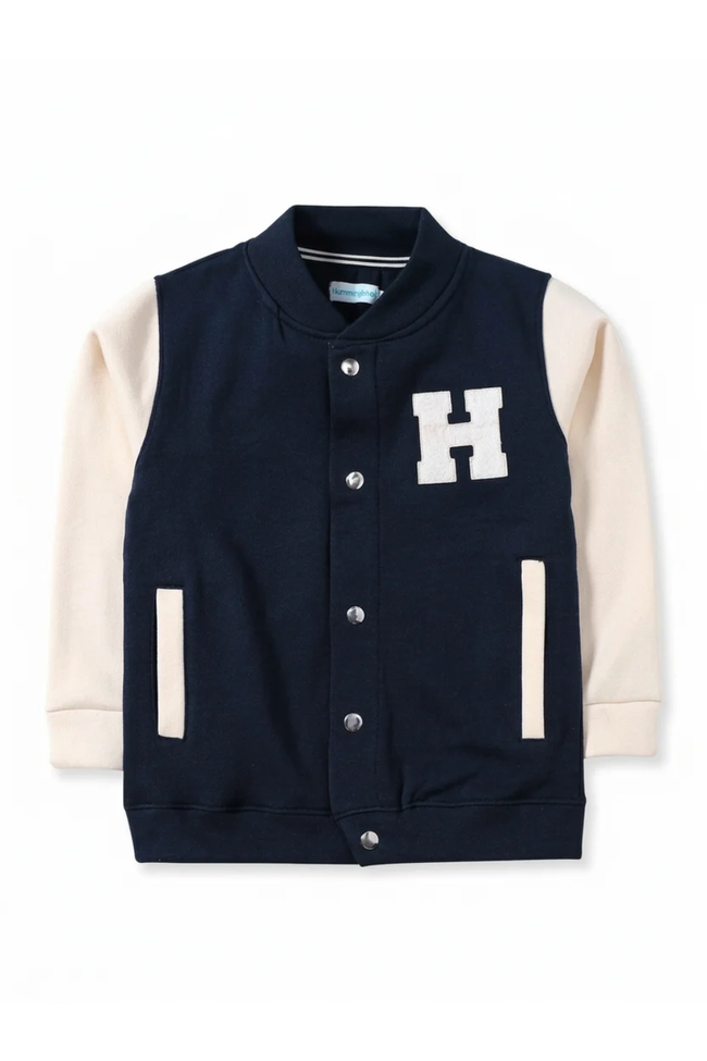 'H' Varsity Bomber Jacket Hover Image