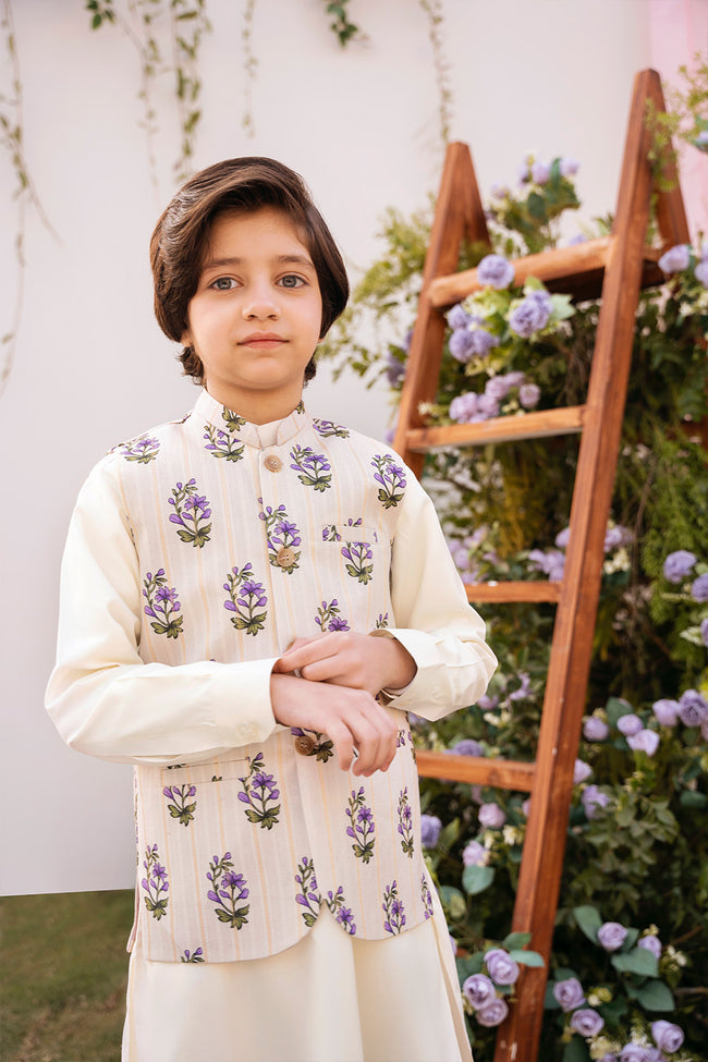 Paisley Print Waistcoat Hover Image