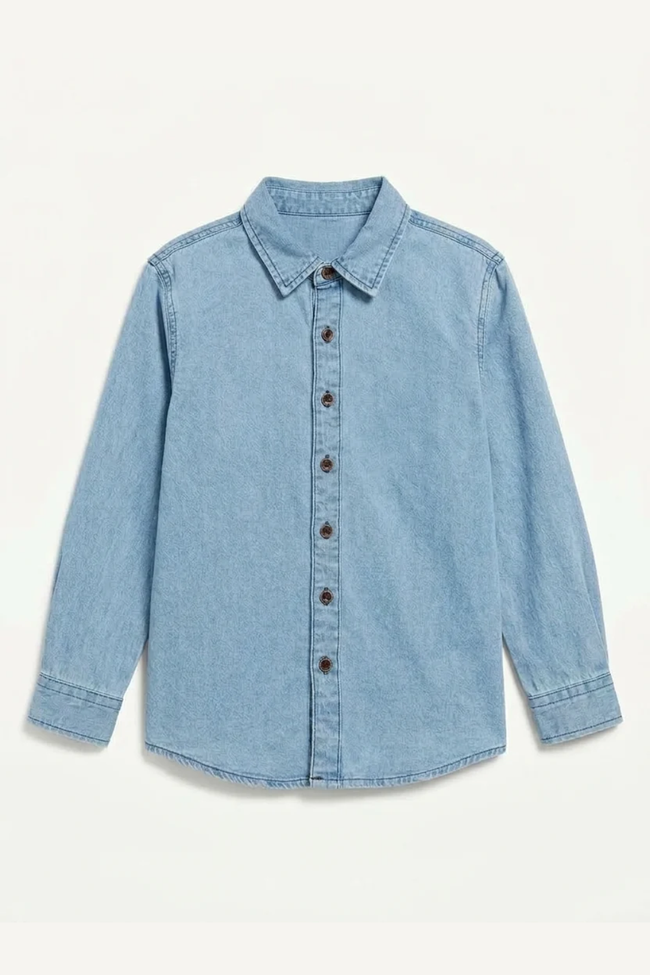 Adventurous Denim Shirt Hover Image