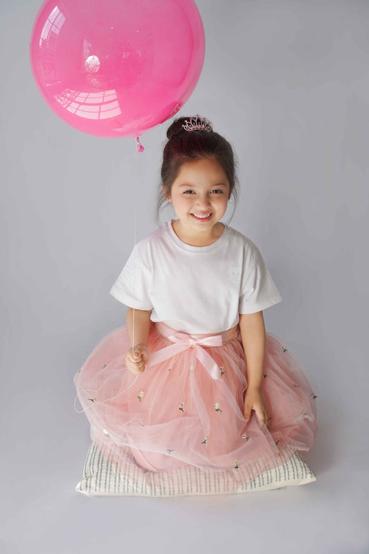 Ballerina Princess Embroidered Skirt