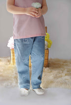 Sweetheart Embroidered Jeans