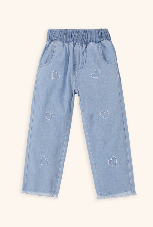 Sweetheart Embroidered Jeans