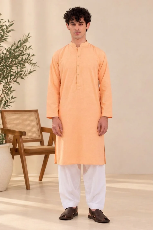 Carrot Orange Kurta (1 Piece) Hover Image