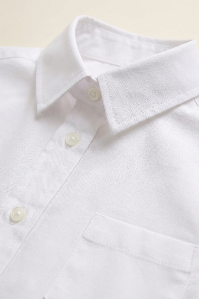 Classic White Button Down Shirt Main Image