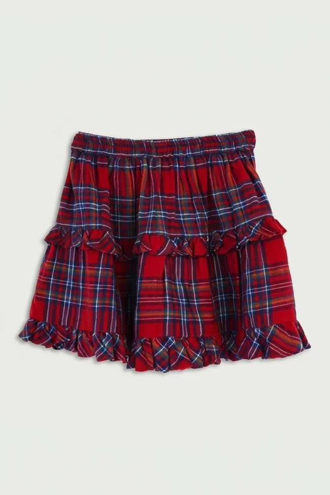 The Red Riding Tartan Skirt Hover Image