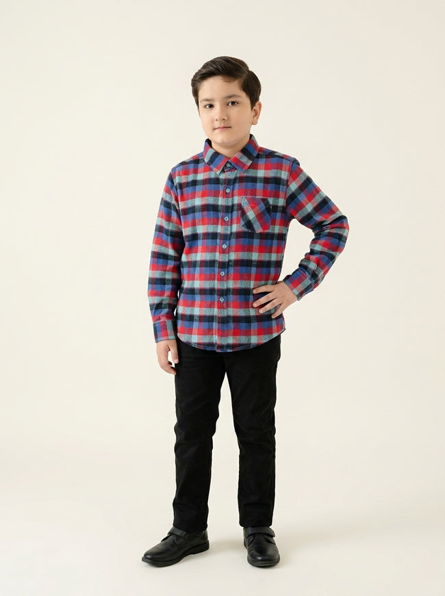 Multi Color Flannel Shirt Main Image