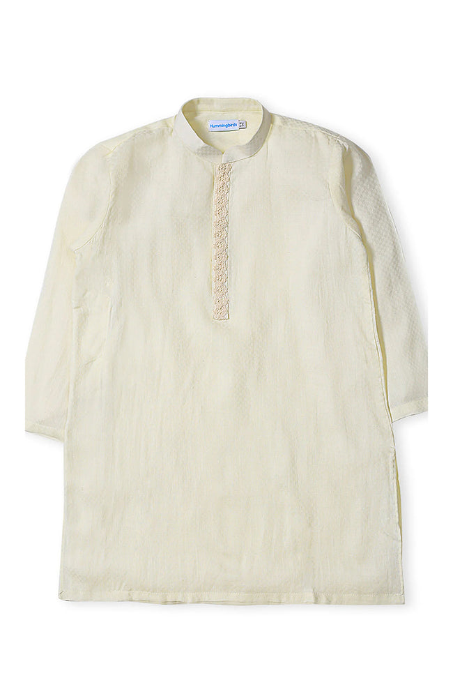 Creamy White Kurta Hover Image