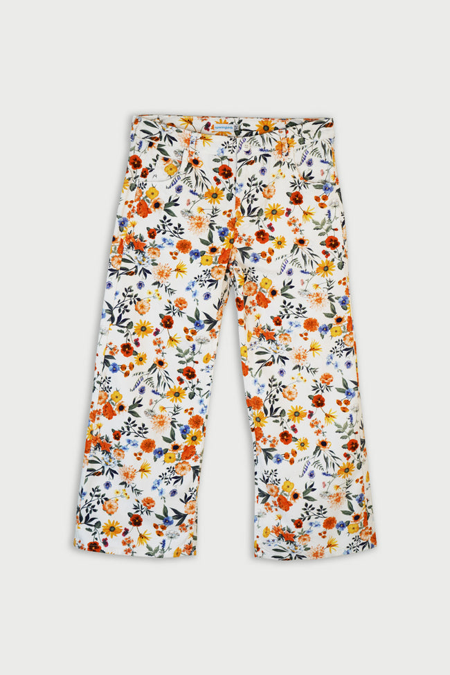 Floral Print Chino Pants Hover Image