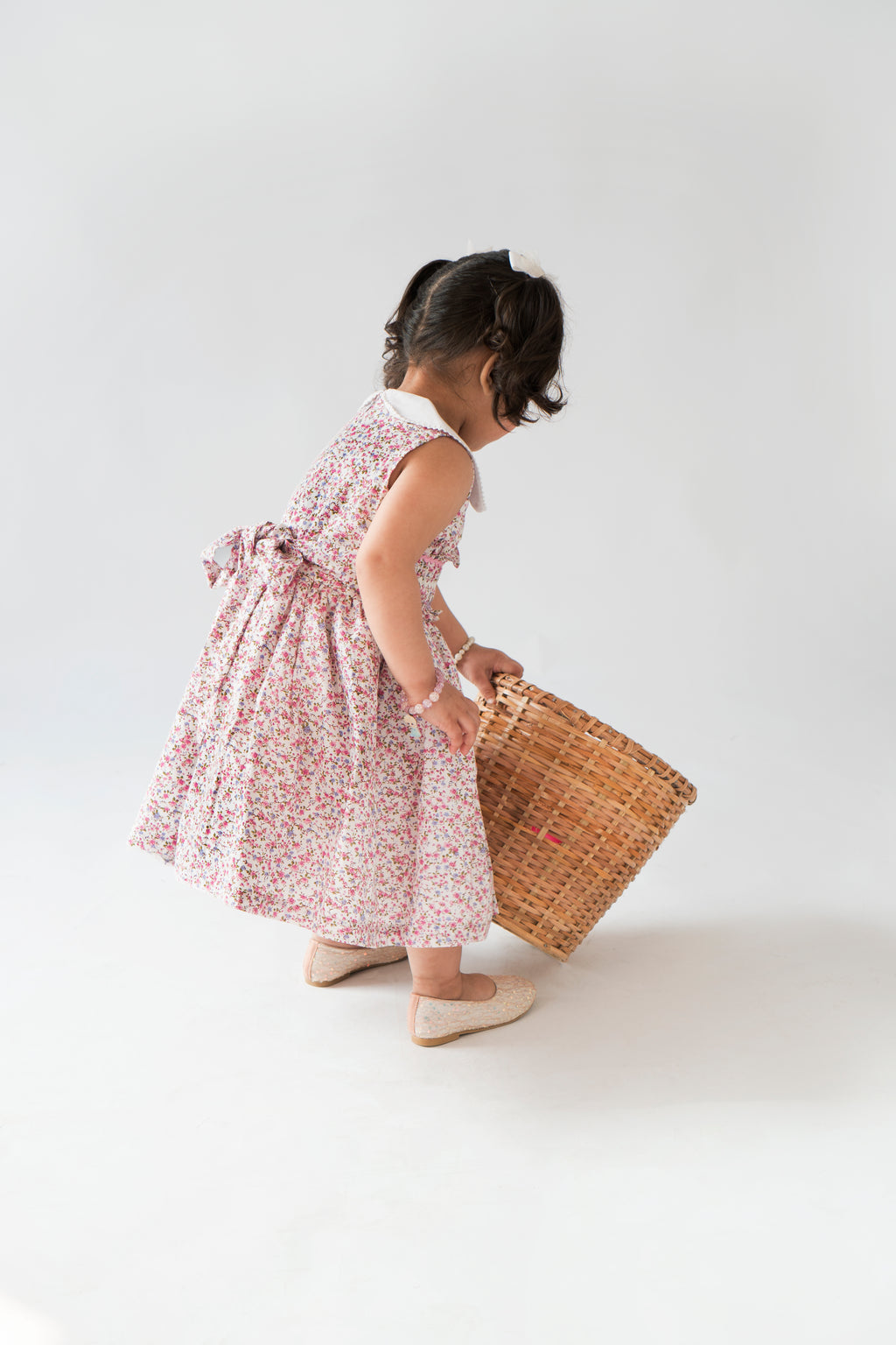 Pink Blossom Smocked Dress