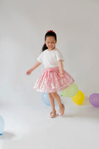 Pink Sequin Party Skirt
