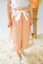 Creamy Peach Cropped Pants