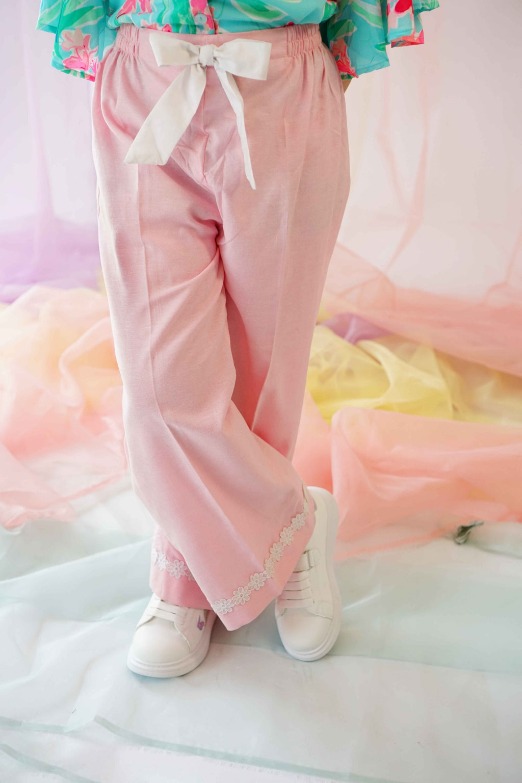 Pretty in Pink Bow Pants