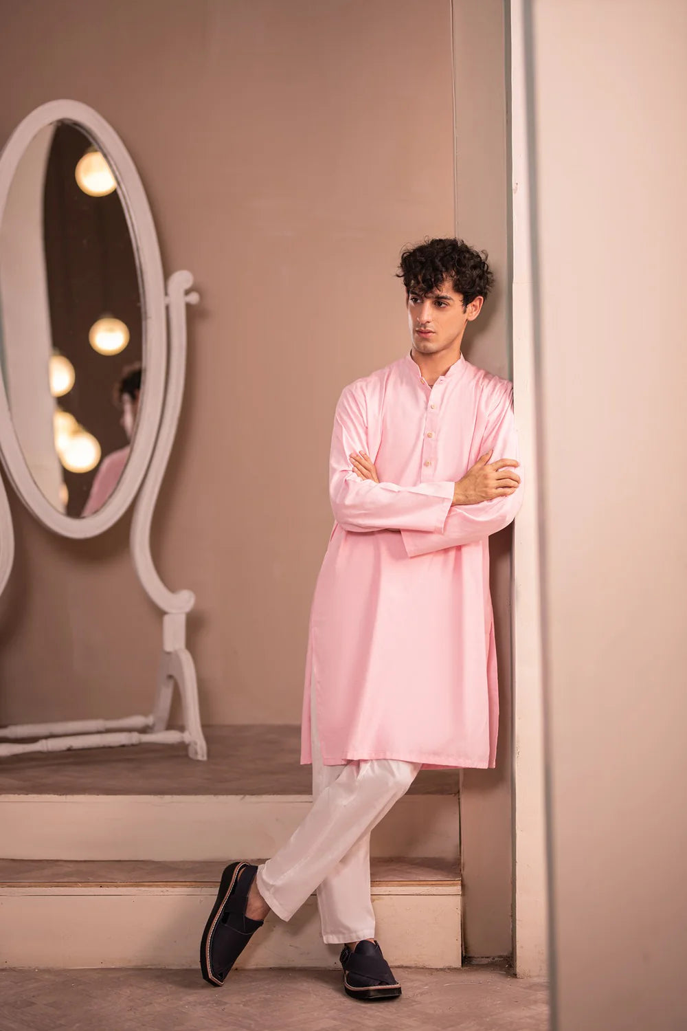 Pink Kurta – Men