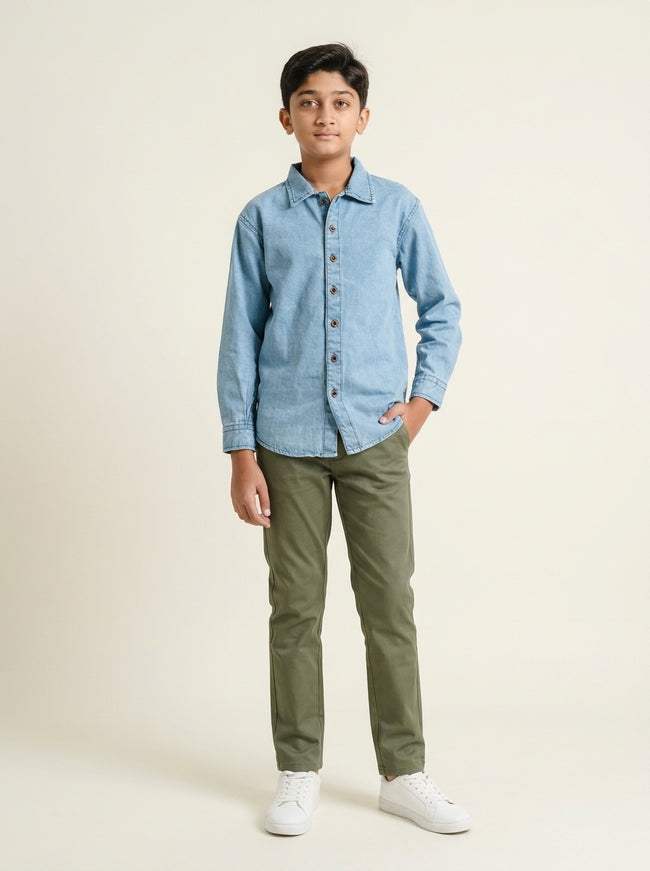 Adventurous Denim Shirt Main Image