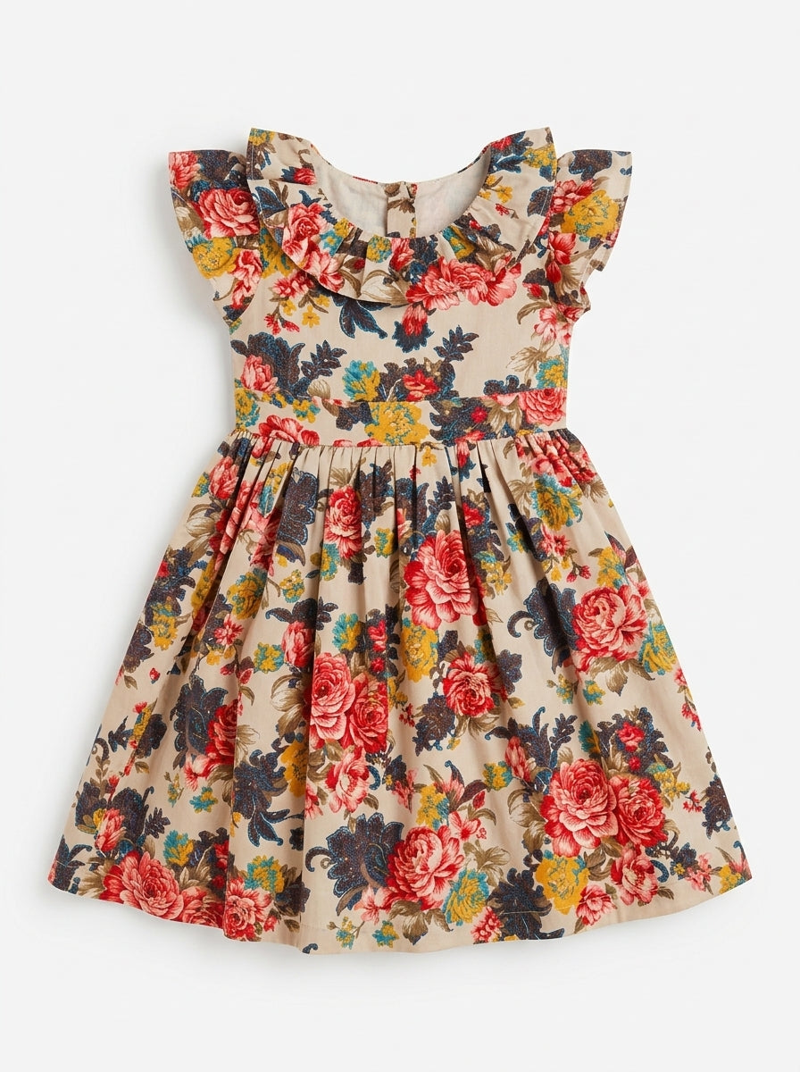 Rose Garden Corduroy Dress