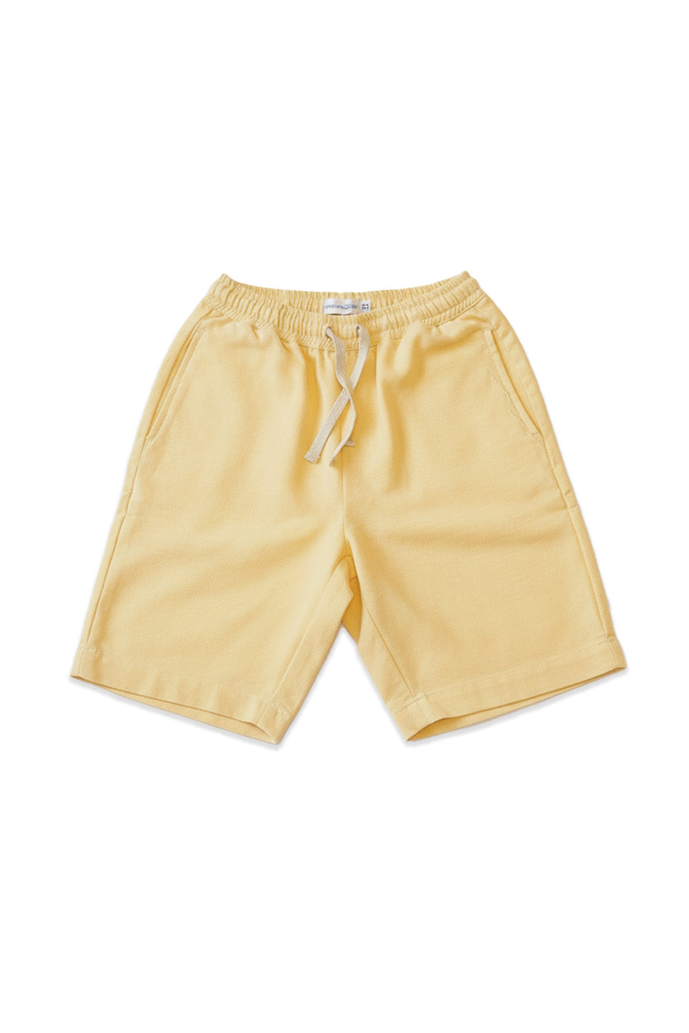 Pale Peach Chambray Shorts