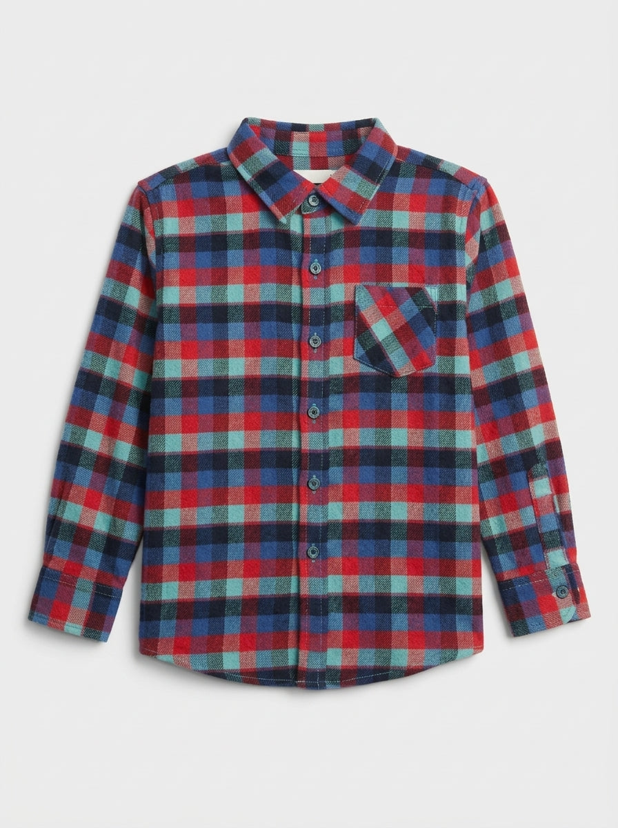 Multi Color Flannel Shirt