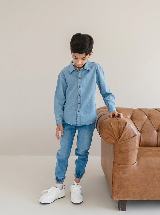 Cool Kid Denim Pull-ups Jeans Main Image