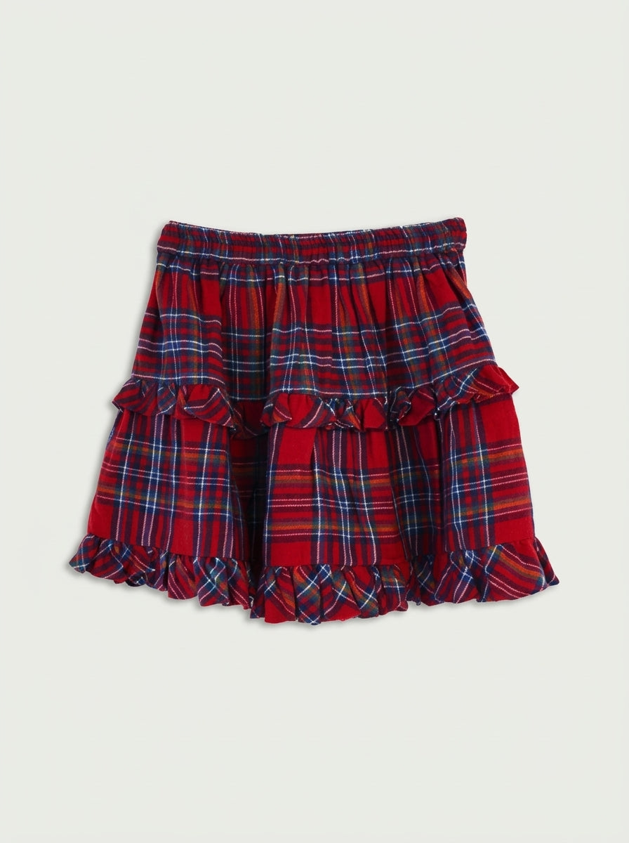 The Red Riding Tartan Skirt