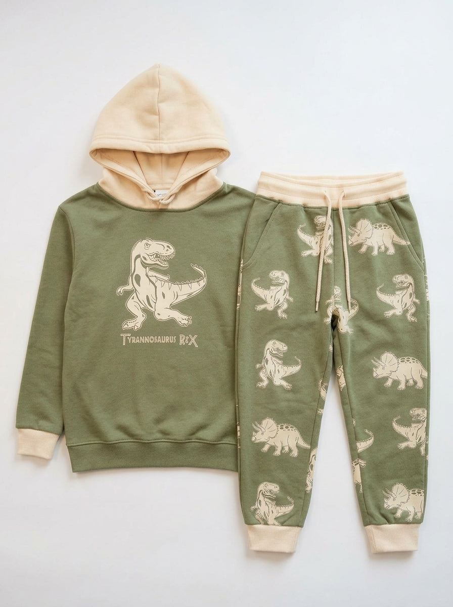 Tyrannosaur Rex Sweat Pants & Hoodie 2 PC