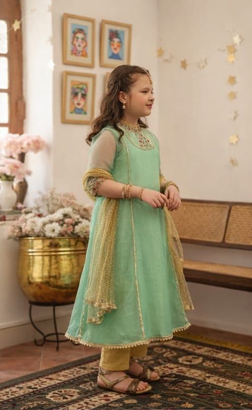 Embroidered Anarkali 3 Pc Suit Main Image