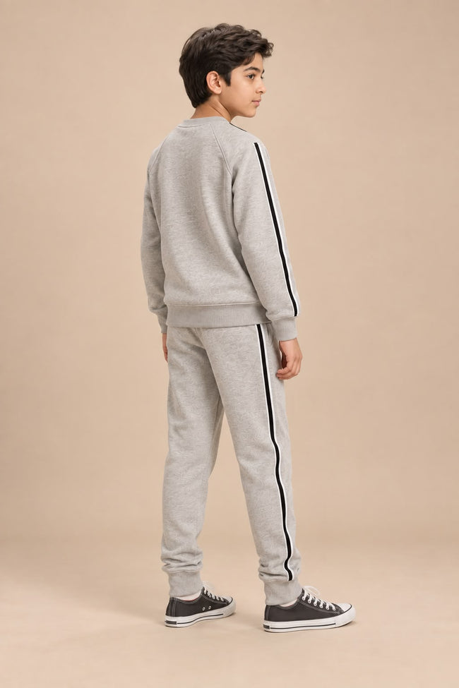 Heather Grey Sweat Shirt & Pants Main Image