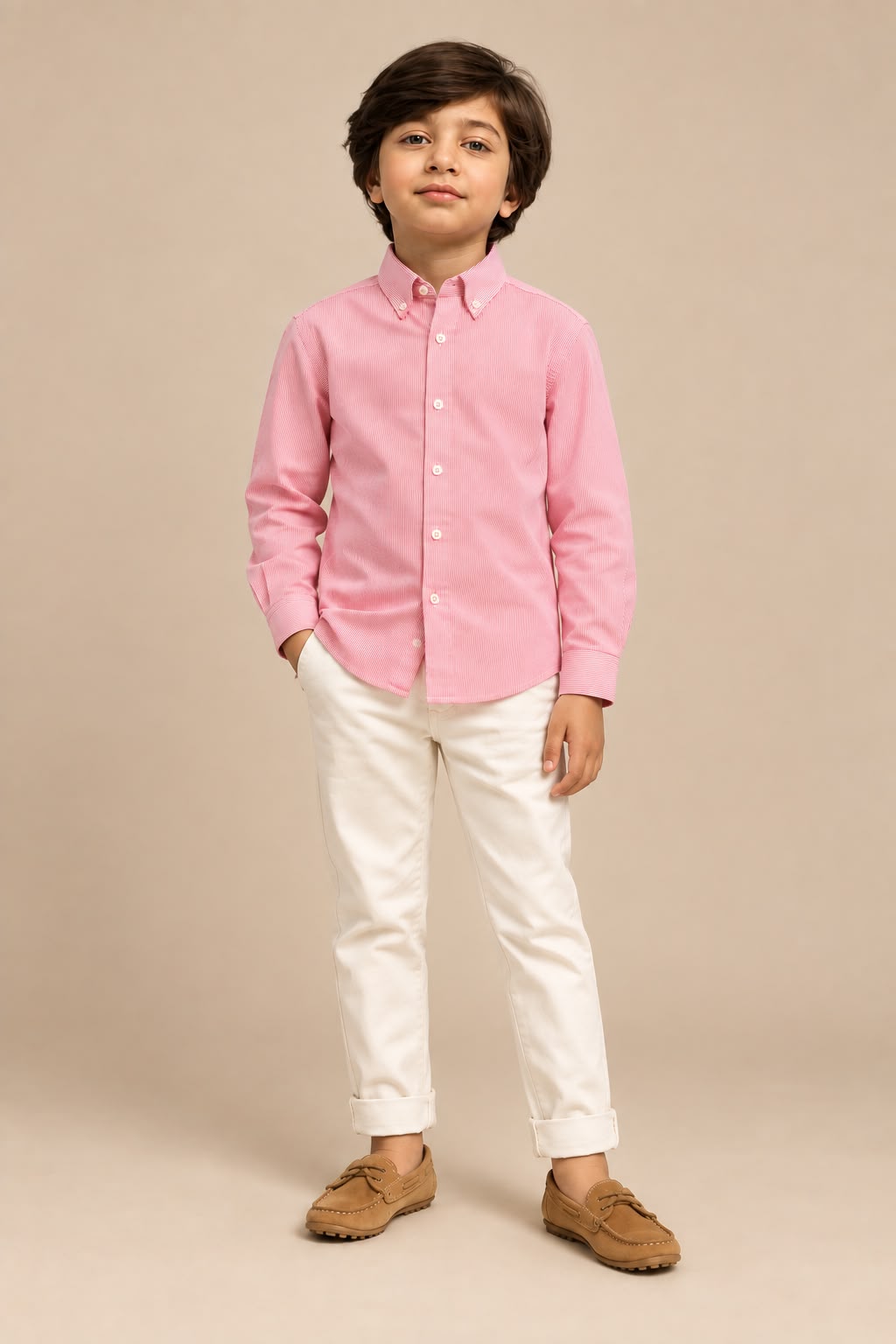 Pink Pinstripe Shirt