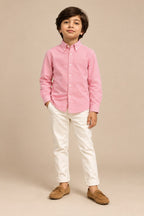 Pink Pinstripe Shirt