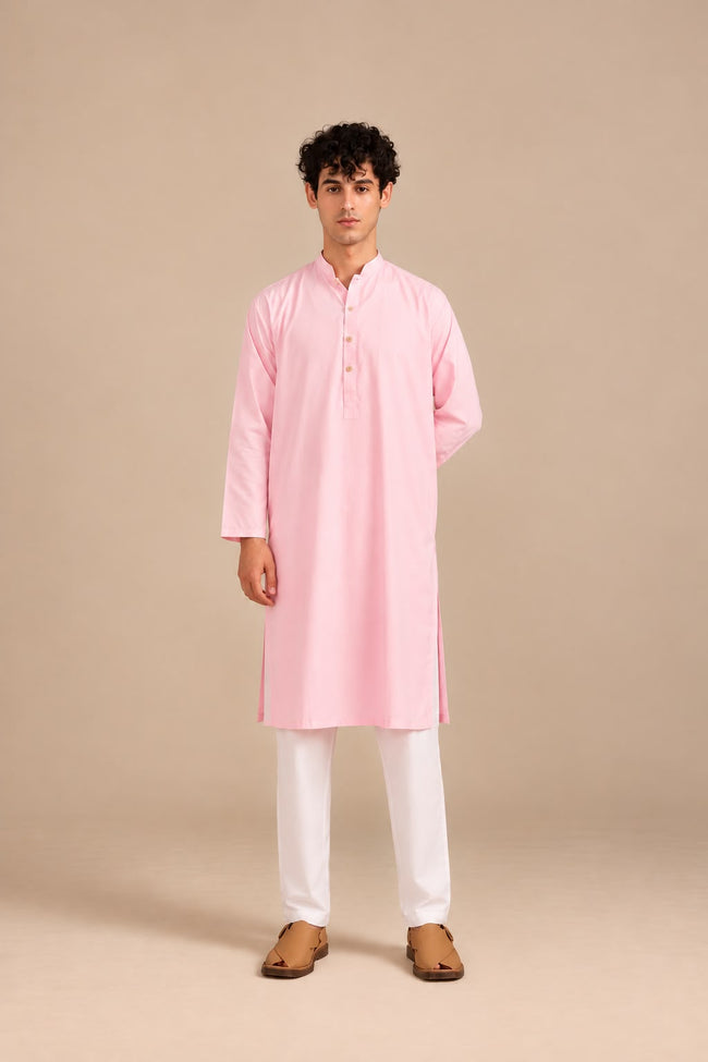 Taffy Pink PL Kurta (1 Piece) Hover Image