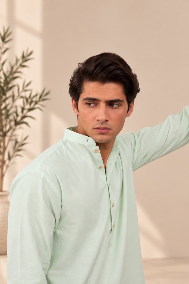 Mint Green CL Kurta (1 Piece) Main Image