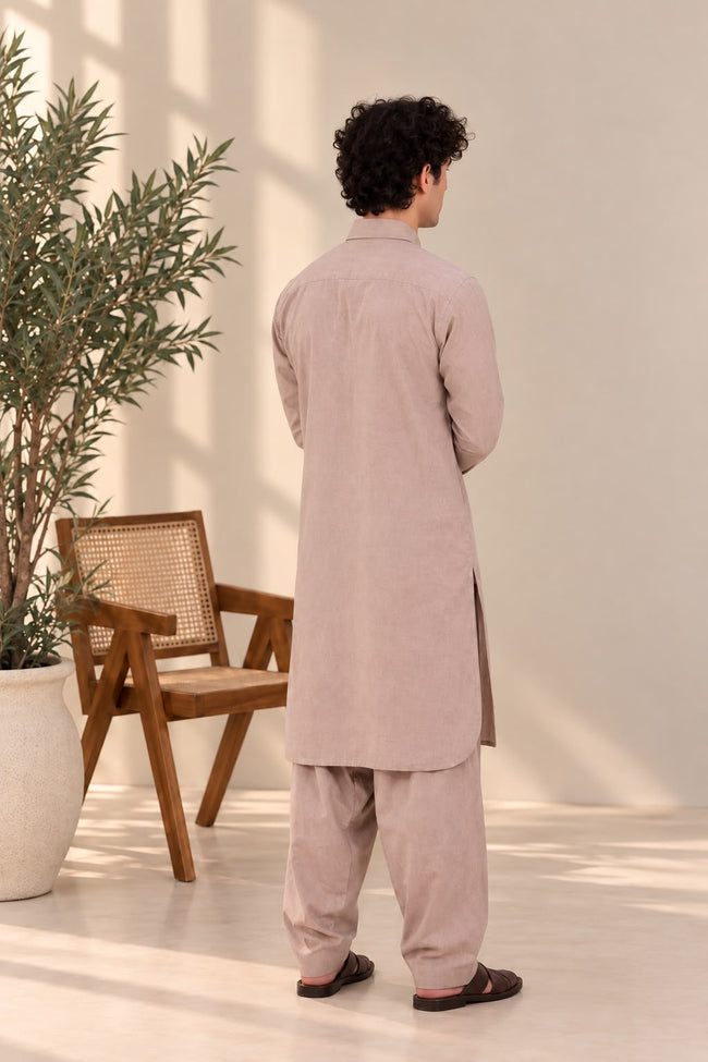 Cinamon Khaki Grey Suit (2 Piece) Main Image